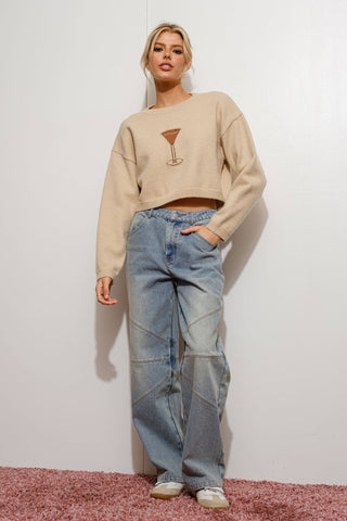 Espresso Martini Sweater in Bone
