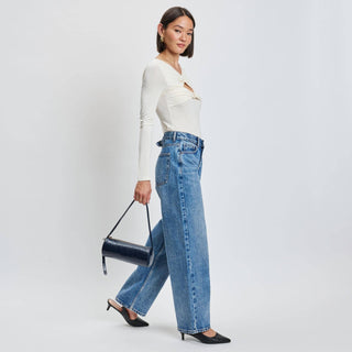 Mila Shoulder Bag in Midnight