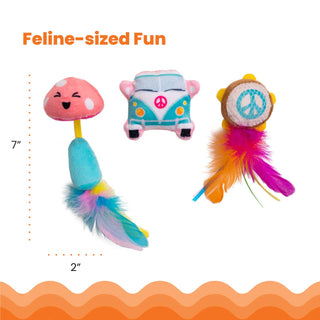 Catstages Festival Themed Catnip Cat Toys (3 Pk)
