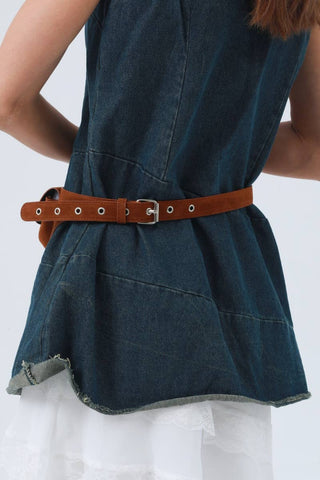 Vintage Style Utility Belt in Camel