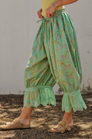 Wildflower Cotton Bloomer Pants