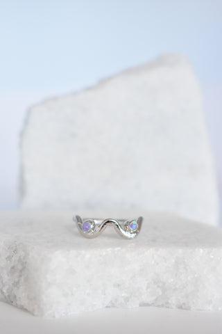 Boobie Ring in Silver