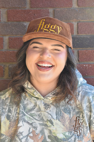 Figgy Corduroy Embroidered Hat