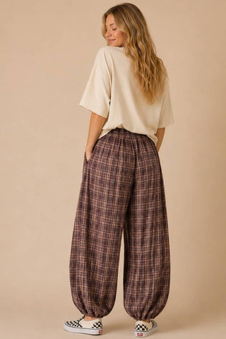 The Chill-Out Plaid Joggers