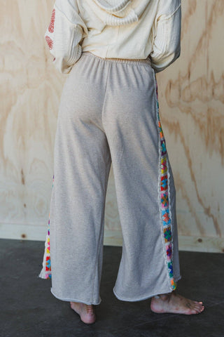 Love Seeker Crochet Panel Pants