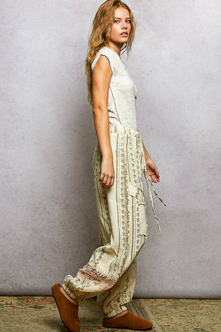 Patch Woven Pants