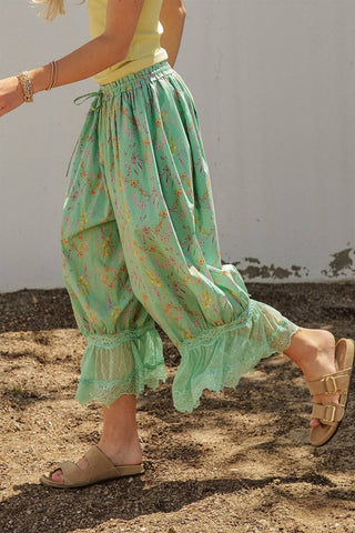 Wildflower Cotton Bloomer Pants