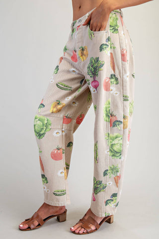 Garden Mineral Washed Barrel Pants