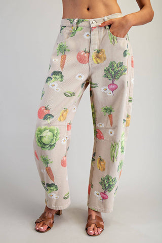 Garden Mineral Washed Barrel Pants