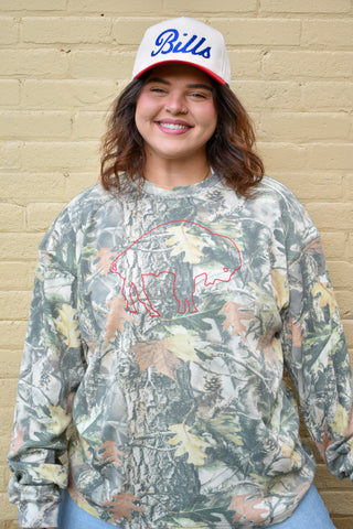 Camo Buffalo Waffle Long Sleeve