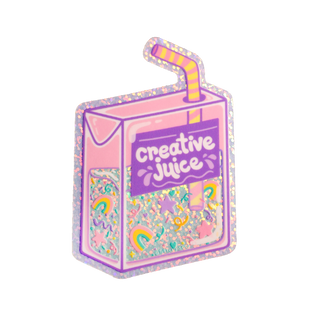Creative Juice Box Dreamy Liquid Vinyl Sticker (Glitter)