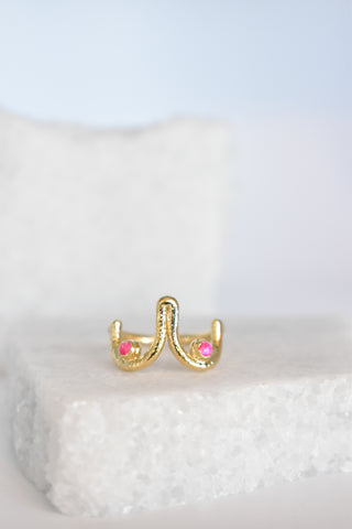 Boobie Ring in Gold