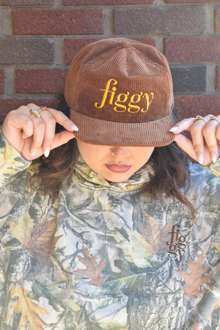 Figgy Corduroy Embroidered Hat