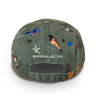 Backyard Birds Washed Hat