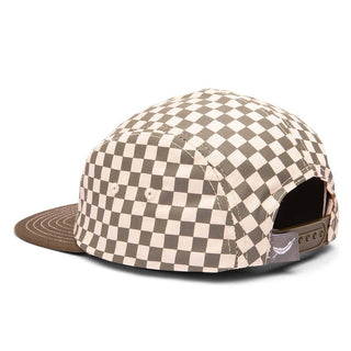 Peace Checkered Kids Flat Brim Hat: Baby/Toddler