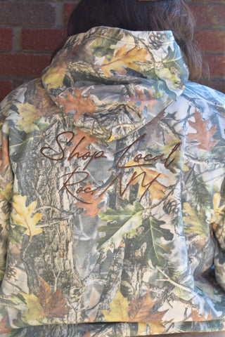 Figgy Embroidered Camo Hoodie