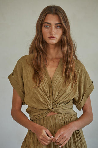 The Aria Olive Top