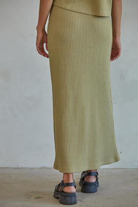 Olive Midi Skirt