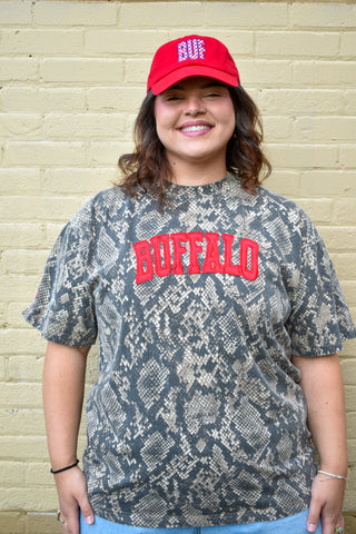 Buffalo Snake Print Tee