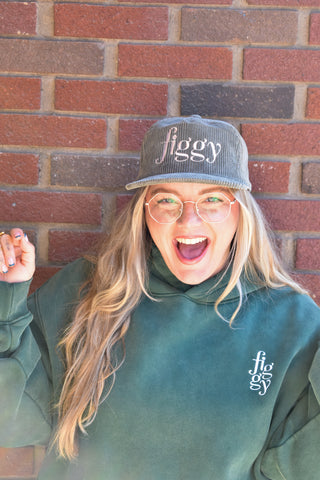 Figgy Corduroy Embroidered Hat