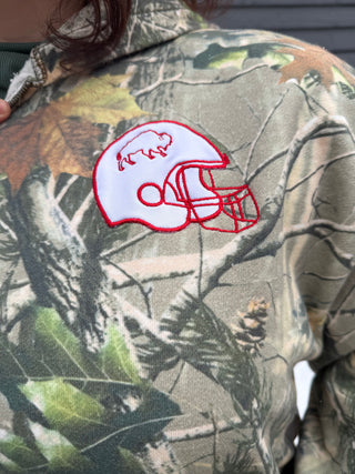 Buffalo Camo Zip-Up Hoodie