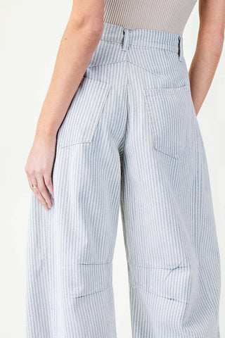Pinstriped Demin Jeans