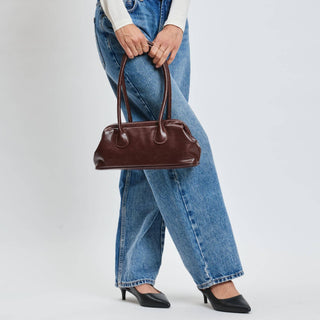 Nina Shoulder Bag in Wine