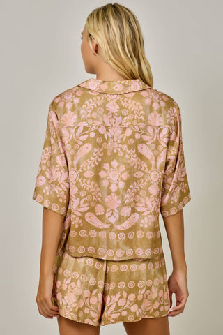 Botanical Tribal Print Set