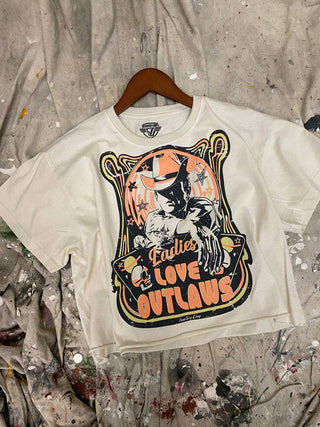 Ladies Love Outlaws Vintage T-shirt