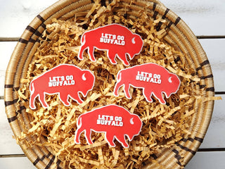 Retro Buffalo Football Magnet | Let’s Go Buf
