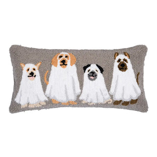 Ghost Dogs Throw Pillow