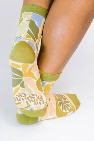 SoulShine Flower Knit Ankle Sock
