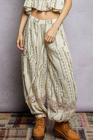 Patch Woven Pants