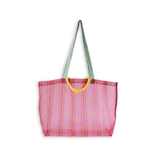 Floral Mesh Market Bag
