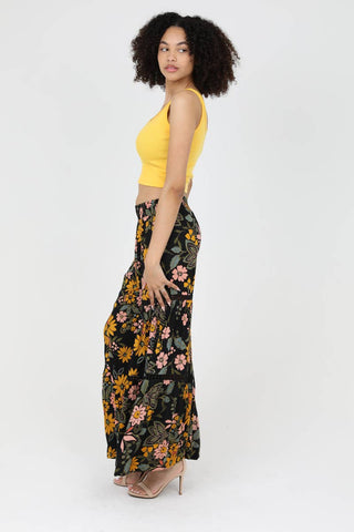 Floral Flare Pants
