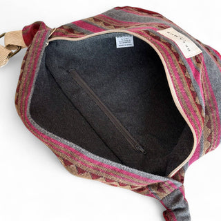 Striped Jacquard Fanny Pack