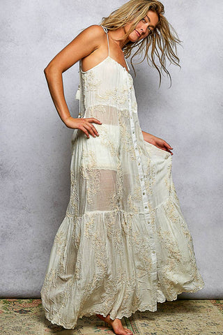 Tassel Woven Maxi Dress