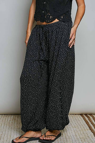Textured Knit Balloon Joggers