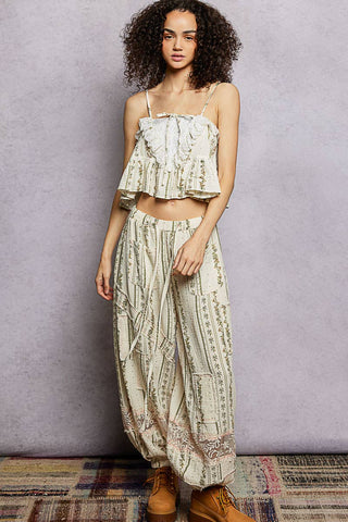 Patch Woven Pants