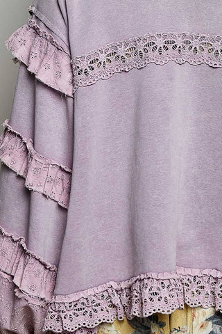 French Terry Vintage Knit Top