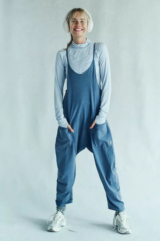 Free People Hot Shot Onesie in Skyline
