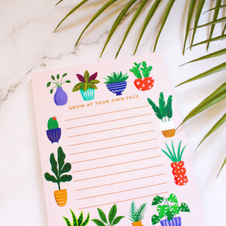 Grow At Your Own Pace Notepad