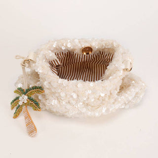 Palm Tree Clutch Handbag