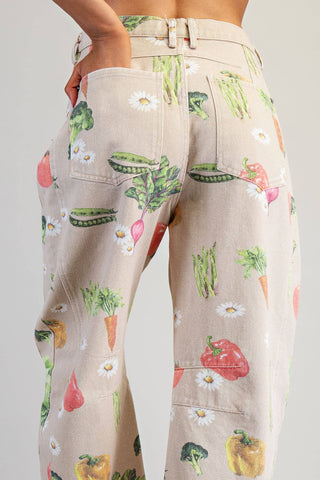 Garden Mineral Washed Barrel Pants