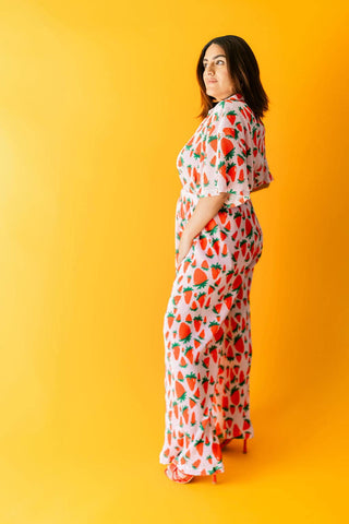 Strawberry Fields Plisse Pant Set