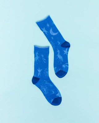 Celestial Shimmer Crew Sock