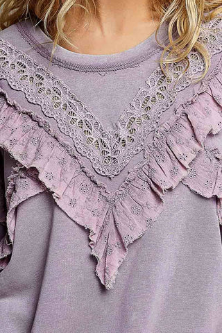 French Terry Vintage Knit Top