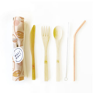 6 pc Eco Friendly Reusable Cutlery Set - Theatrical