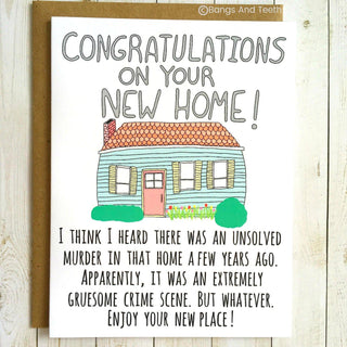 New Home Congratulations Card - housewarming card