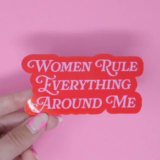 Women Rule Sticker